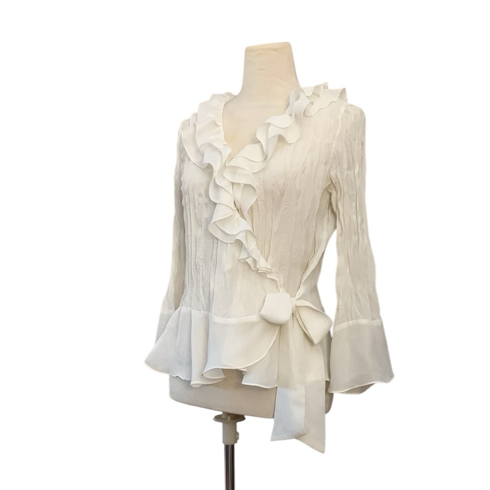 S.L.B. Ruffle blouse - Picture 3 of 14